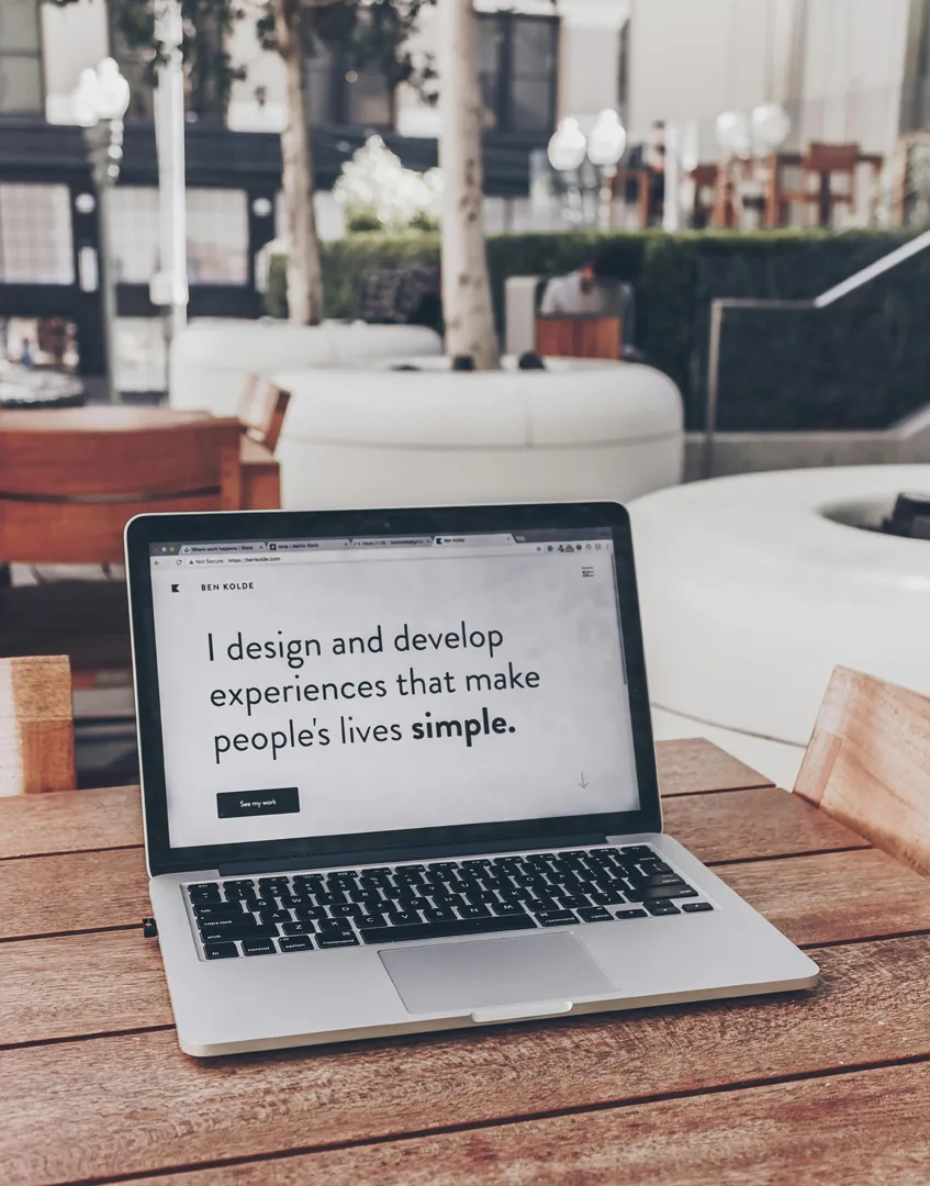 Site web optimisé pour l