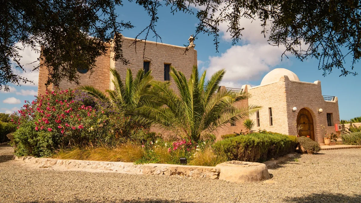 Espace de vie élégant dans la villa familiale à Essaouira