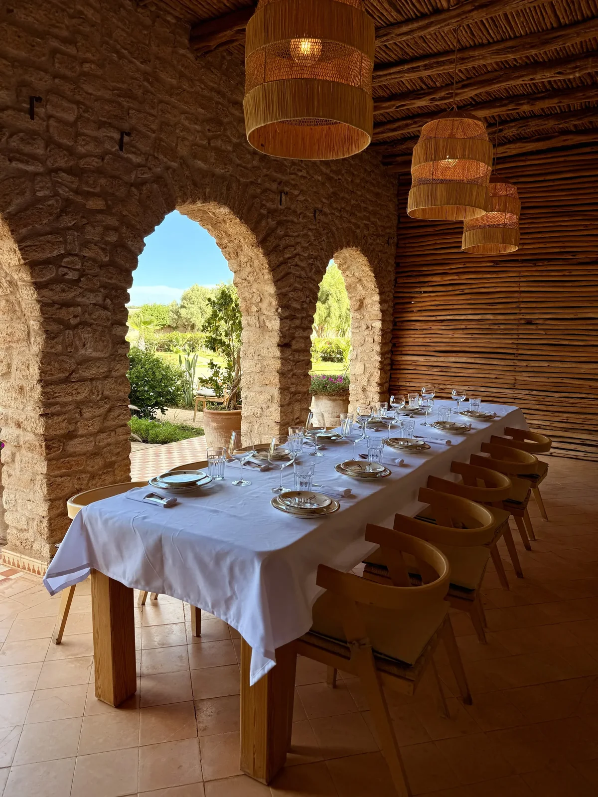Ambiance lumineuse d’une villa proche d’Essaouira