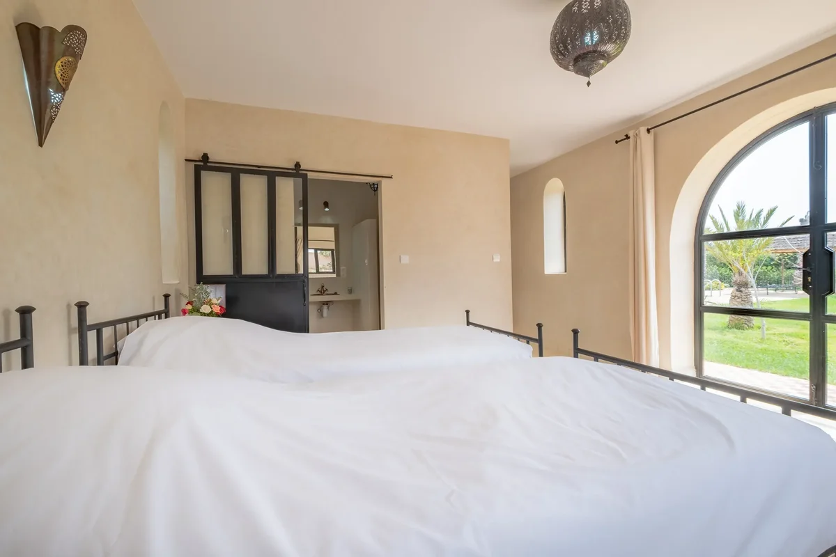 Espace de vie élégant dans une villa familiale à Essaouira