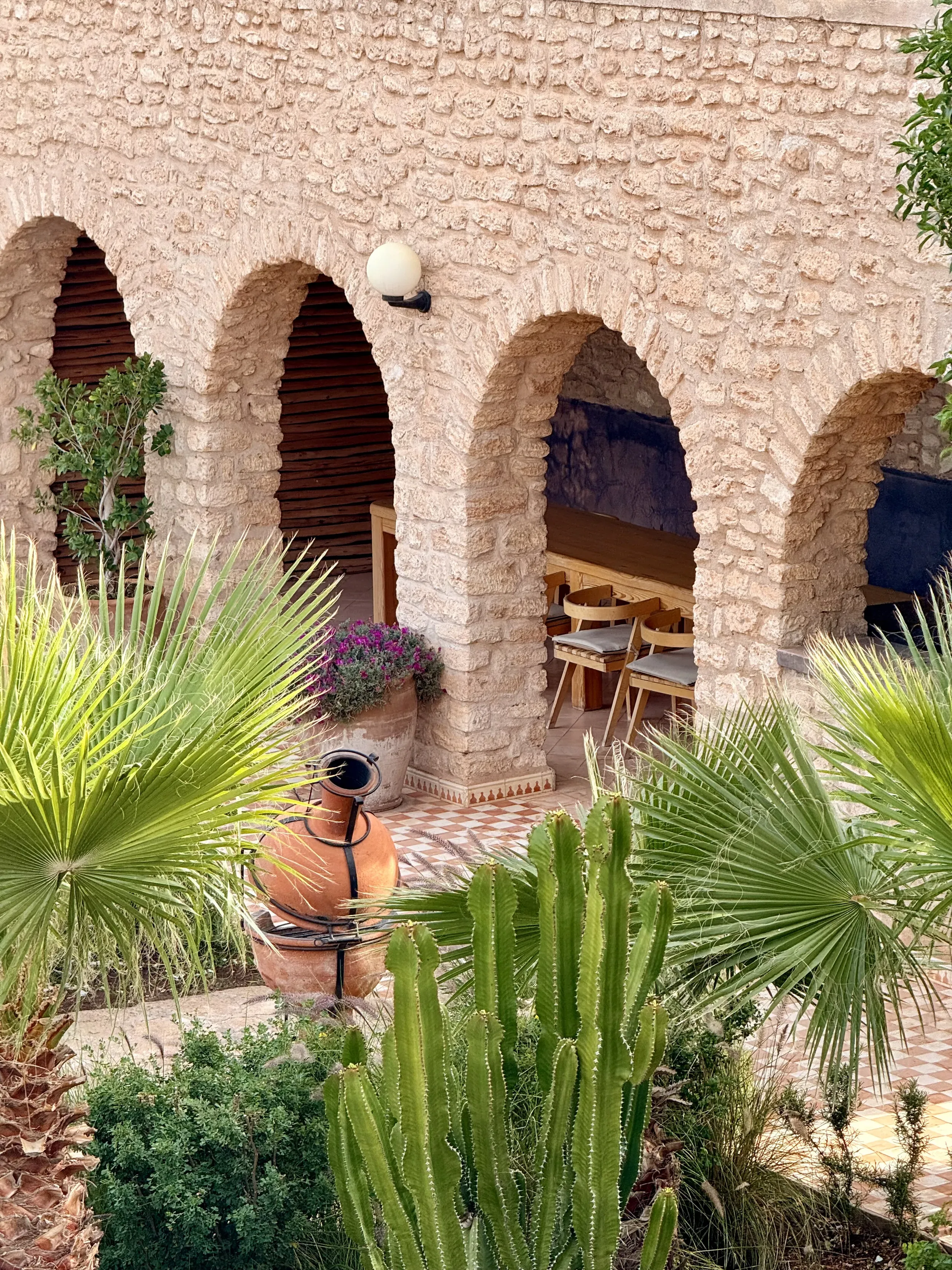Espace de vie élégant dans une villa familiale à Essaouira