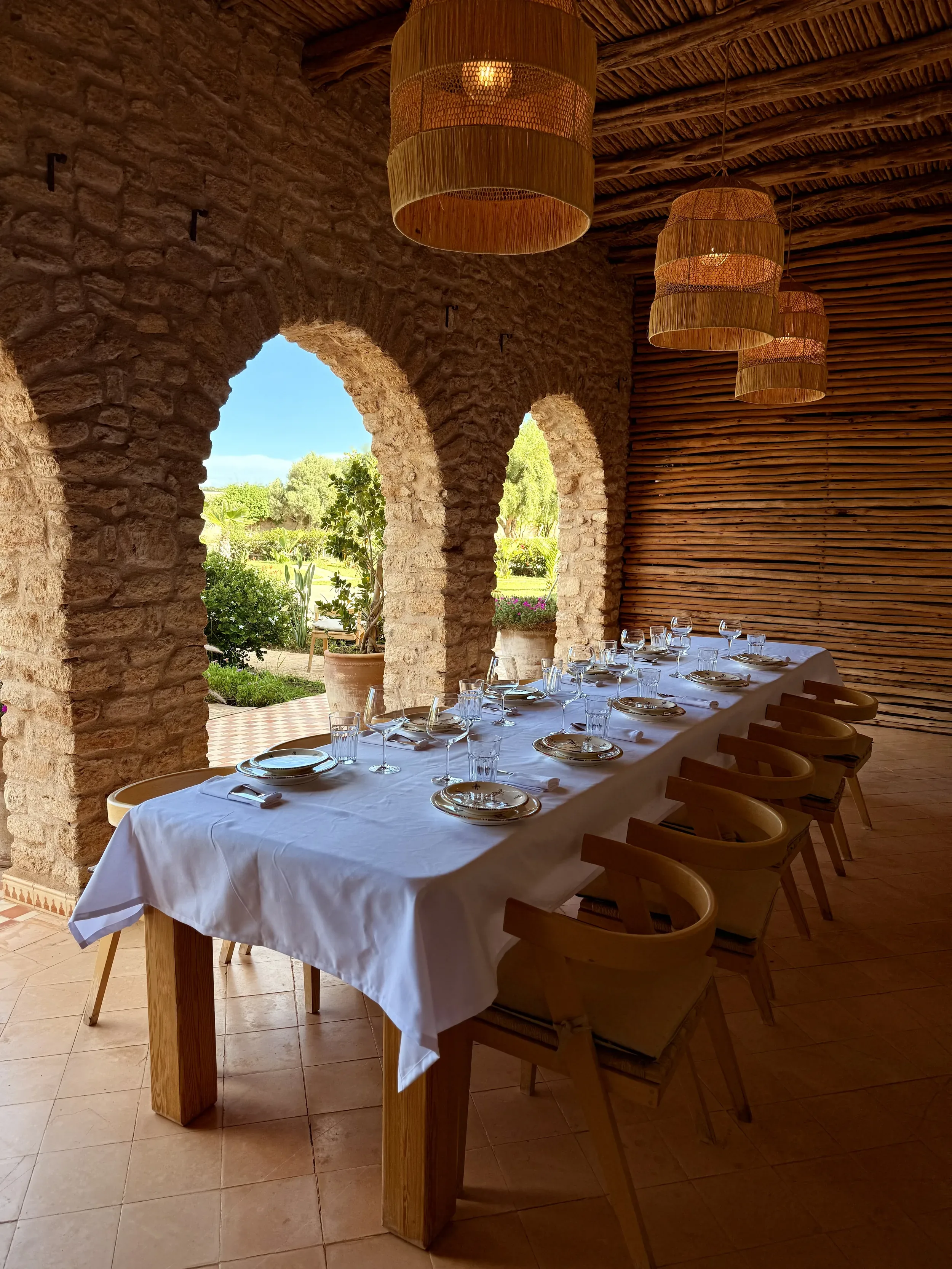 Atmosphère lumineuse d’une villa proche d’Essaouira
