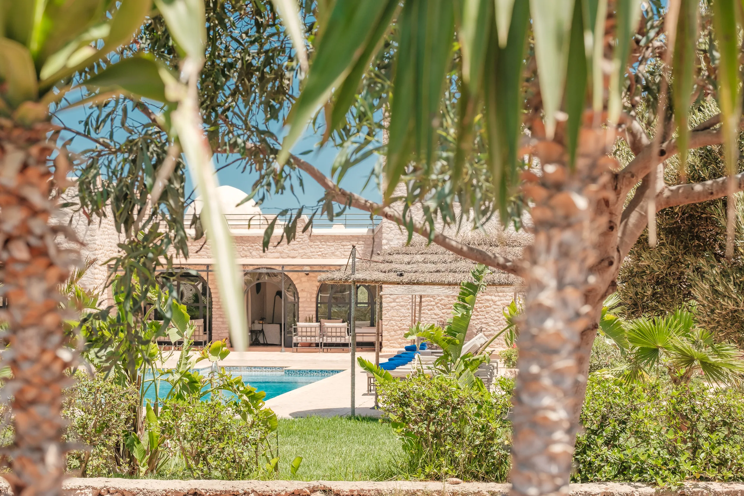 Espace intérieur adapté aux familles et aux séminaires à Essaouira