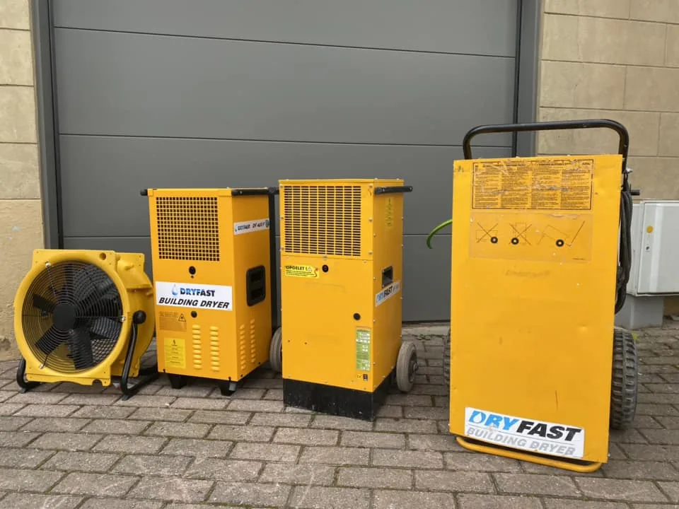 Gamme complète de matériel Dryfast disponibles à la location